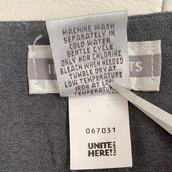 Investments Women Gray Wide-Leg Crop Trousers Size 14 - Picture 10 of 10